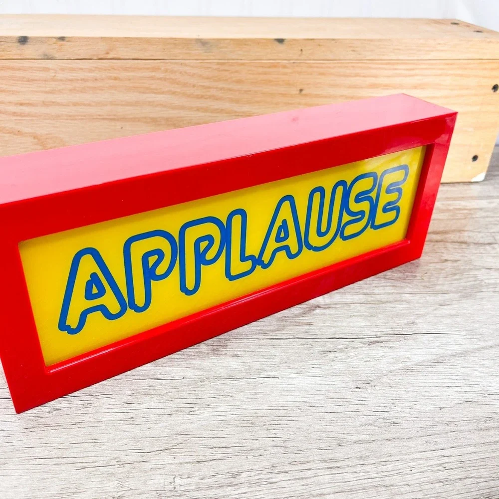 Vintage Applause Sign Light‎ Up Battery Power Studio Audience Lamp